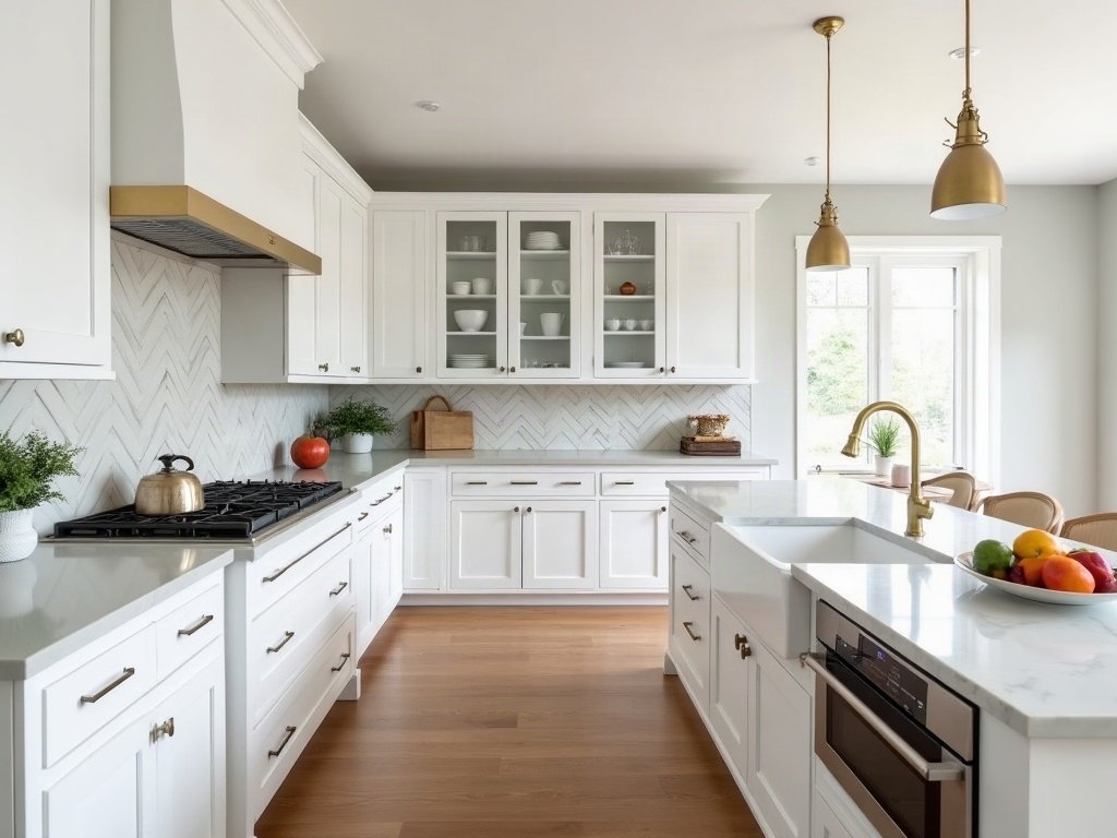 Virtually renovated kitchen