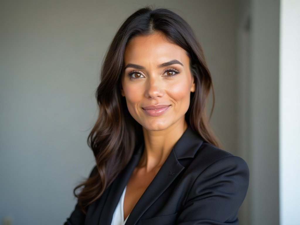 Professional real estate agent headshot photographed by Zoom Studios Media