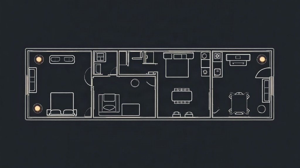 Measured 2D floor plan produced from a 3D scan by Zoom Studios Media