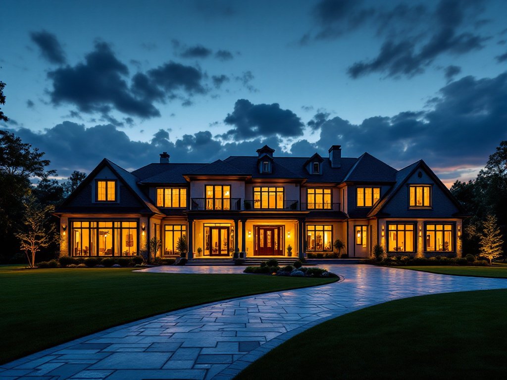 Twilight exterior photography